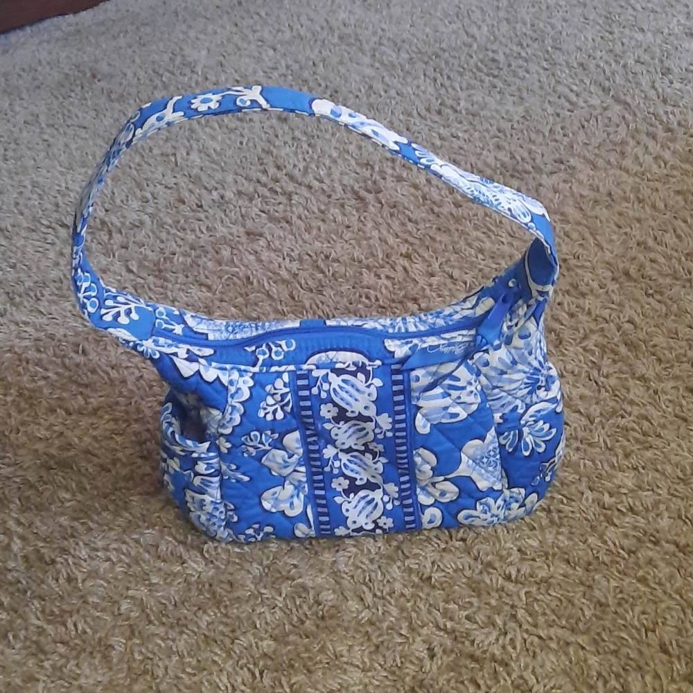 Small floral blue Vera Bradley handbag